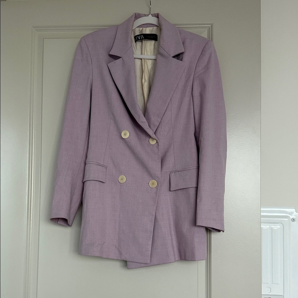 Zara Women's Light Purple Blazer